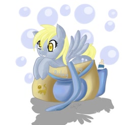Size: 689x679 | Tagged: safe, artist:gokai-chibi, character:derpy hooves, species:pegasus, species:pony, female, mare
