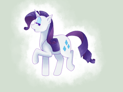 Size: 800x600 | Tagged: safe, artist:rosewhistle, character:rarity, species:pony, species:unicorn, female, mare, profile, solo