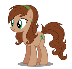 Size: 2300x2200 | Tagged: safe, artist:thunderhawk03, oc, oc only, oc:jade verdi, species:earth pony, species:pony, simple background, solo, transparent background, vector