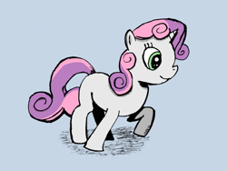 Size: 783x588 | Tagged: safe, artist:nightfly19, character:sweetie belle, female, solo