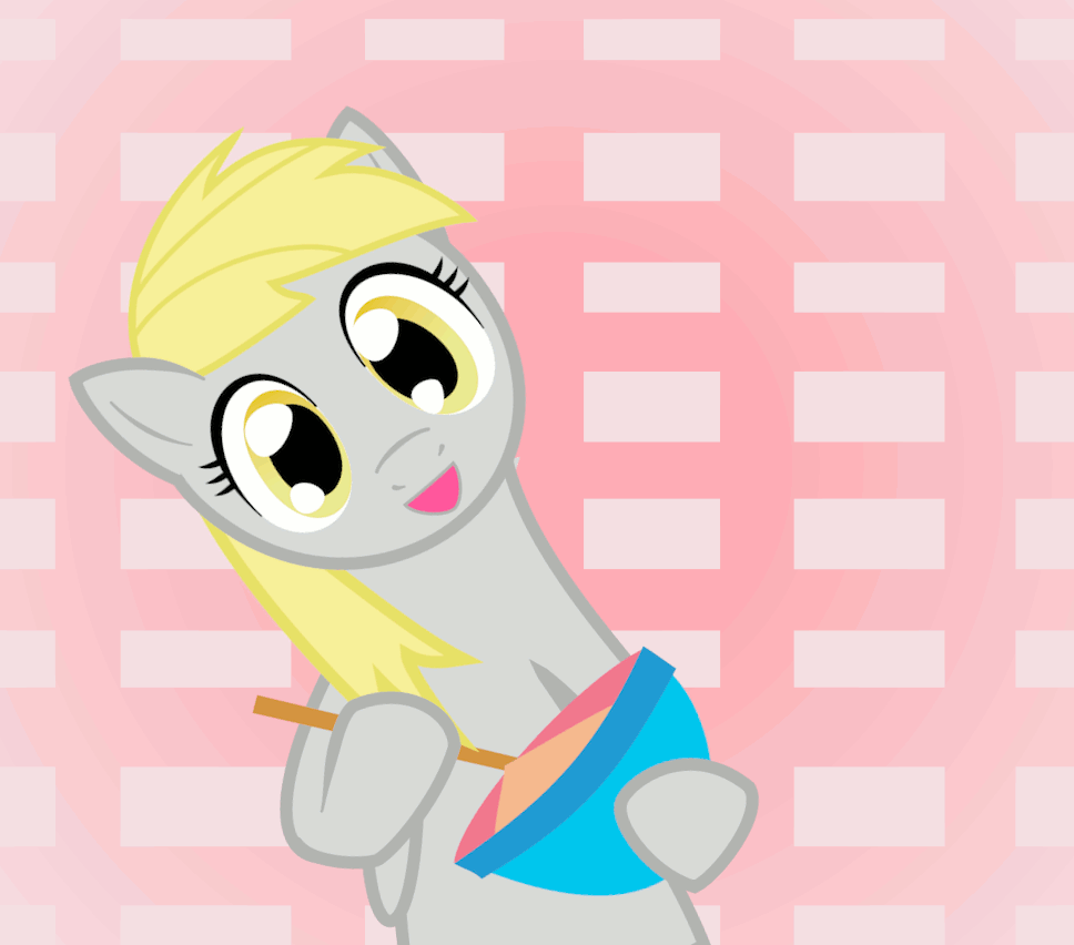 Size: 968x852 | Tagged: safe, artist:runbowdash, character:derpy hooves, species:pegasus, species:pony, animated, azumanga daioh, cooking, cute, derpabetes, female, mare, metronome, parody, perfect loop, solo, underp