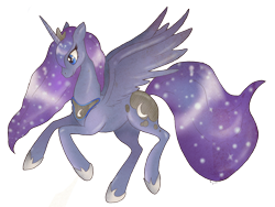 Size: 1600x1200 | Tagged: safe, artist:pony-untastic, character:princess luna, female, simple background, solo, transparent background
