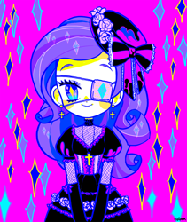 Size: 800x946 | Tagged: safe, artist:area, part of a set, character:rarity, species:human, gothic, gothic lolita, humanized, lolita fashion, pixiv