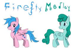 Size: 800x600 | Tagged: safe, artist:greywander87, character:firefly, character:medley, g1, g1 to g4, generation leap, simple background, transparent background, vector