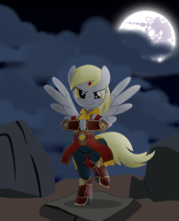 Size: 3228x4000 | Tagged: safe, artist:masterrottweiler, character:derpy hooves, species:pegasus, species:pony, crossover, diablo 3, epic derpy, female, mare