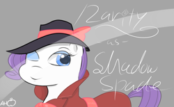 Size: 989x611 | Tagged: safe, artist:an-honest-appul, character:rarity, episode:rarity investigates, g4, my little pony: friendship is magic, female, solo