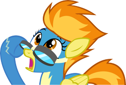 Size: 4447x3004 | Tagged: safe, artist:grinning-alex, character:spitfire, goggles, mother of celestia, simple background, transparent background, vector