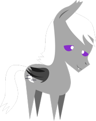 Size: 560x708 | Tagged: safe, artist:symphonydawn3, oc, oc only, oc:moonstorm eclipse, species:bat pony, species:pony, cute, pointy ponies, simple background, smiling, solo, transparent background, vector, white hair