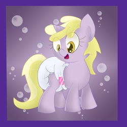 Size: 1280x1280 | Tagged: safe, artist:tapeysides, character:dinky hooves, cute, diaper, dinkabetes, female, foal, poofy diaper, solo