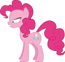 Size: 2097x2000 | Tagged: safe, artist:spaceponies, character:pinkie pie, angry, female, simple background, solo, transparent background, vector