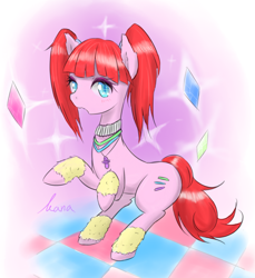 Size: 1100x1200 | Tagged: safe, artist:kanaowo, character:pacific glow, episode:the saddle row review, g4, my little pony: friendship is magic, female, solo