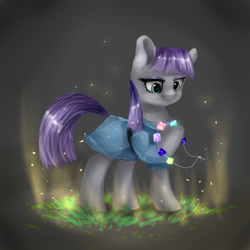 Size: 1024x1024 | Tagged: safe, artist:katemaximova, character:maud pie, episode:maud pie, g4, my little pony: friendship is magic, female, necklace, rock candy, rock candy necklace, solo