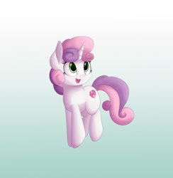 Size: 1605x1642 | Tagged: safe, artist:vanillaghosties, character:sweetie belle, cute, cutie mark, female, hopping, solo, the cmc's cutie marks