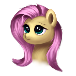 Size: 626x626 | Tagged: safe, artist:flufflelord, character:fluttershy, :t, cute, face, female, solo