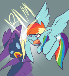Size: 753x827 | Tagged: safe, artist:noveltmods, character:mare do well, character:rainbow dash, episode:28 pranks later, g4, my little pony: friendship is magic, backwards cutie mark, cookie zombie, justice, take that
