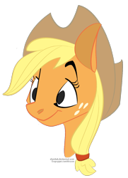 Size: 952x1318 | Tagged: safe, artist:themarquisofdorks, character:applejack, species:earth pony, species:pony, female, solo