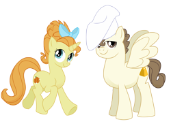 Size: 6797x4951 | Tagged: dead source, safe, artist:multiversecafe, character:pound cake, character:pumpkin cake, species:pegasus, species:pony, species:unicorn, absurd resolution, adult, bow, brother and sister, clothing, colt, female, filly, hair bow, hat, male, older, older pound cake, older pumpkin cake, toque
