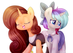 Size: 1097x791 | Tagged: safe, artist:pony-ellie-stuart, oc, oc only, species:pony, species:unicorn, clothing, eyes closed, female, mare, open mouth, simple background, transparent background