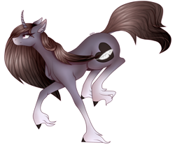 Size: 3000x2500 | Tagged: safe, artist:sofienriquez, oc, oc only, oc:feather heart, species:pony, species:unicorn, female, high res, mare, simple background, solo, transparent background, unshorn fetlocks
