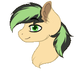 Size: 160x160 | Tagged: safe, artist:ondrea, oc, oc only, oc:ailan, species:pegasus, species:pony, animated, blinking, gif