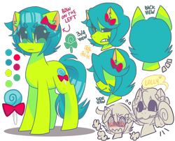 Size: 1050x850 | Tagged: safe, artist:lolly-jpg, oc, oc only, oc:lolly, species:earth pony, species:pony, angry, bow, mouth hold, solo