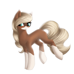 Size: 2000x2000 | Tagged: safe, artist:likelike1, oc, oc only, oc:katrina coffee, species:earth pony, species:pony, female, high res, mare, simple background, solo, white background