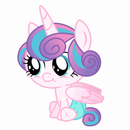 Size: 512x512 | Tagged: safe, artist:darkgloones, character:princess flurry heart, species:alicorn, species:pony, animated, baby, cute, diaper, female, flurrybetes, gif, mare, simple background, solo, white background