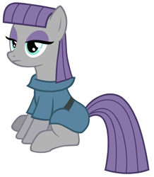 Size: 1840x2112 | Tagged: safe, artist:éclair, character:maud pie, species:earth pony, species:pony, episode:rock solid friendship, g4, my little pony: friendship is magic, female, simple background, solo, vector, white background