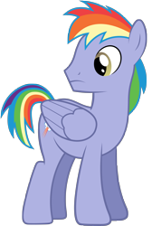 Size: 3353x5000 | Tagged: safe, artist:rubez2525, character:rainbow blaze, species:pegasus, species:pony, episode:games ponies play, g4, my little pony: friendship is magic, .ai available, absurd resolution, male, simple background, solo, stallion, transparent background, vector, vector trace