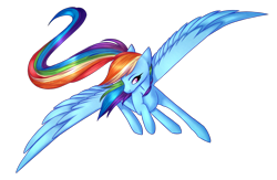 Size: 2003x1303 | Tagged: safe, artist:alphaaquilae, character:rainbow dash, species:pegasus, species:pony, female, flying, mare, simple background, solo, spread wings, transparent background, wings