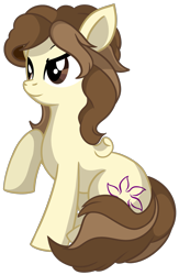 Size: 1305x2000 | Tagged: safe, artist:x-blackpearl-x, oc, oc only, oc:lavender craft, species:pegasus, species:pony, amputee, disabled, female, mare, missing limb, smiling, stump, wingless