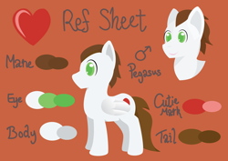 Size: 1024x724 | Tagged: safe, artist:leonbrony, artist:lordswinton, oc, oc only, species:pegasus, species:pony, bust, commission, galleryofgoodwill, lineless, lineless fullbody, reference sheet, solo, vector
