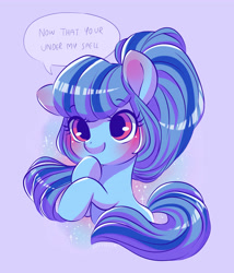 Size: 5000x5850 | Tagged: safe, artist:dressella, character:sonata dusk, species:pony, absurd resolution, cute, dialogue, female, mare, misspelling, ponified, simple background, sonatabetes, sparkles, speech bubble