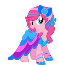 Size: 4606x5093 | Tagged: safe, artist:sparkle-bubba, character:pinkie pie, absurd resolution, clothing, dress