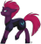 Size: 745x795 | Tagged: safe, artist:yourbestnightmaree, character:tempest shadow, species:pony, species:unicorn, g4, my little pony: the movie (2017), armor, broken horn, female, floppy ears, mare, no pupils, raised hoof, signature, simple background, solo, three quarter view, transparent background