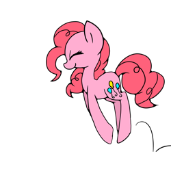 Size: 700x700 | Tagged: safe, artist:destroyer_aky, character:pinkie pie, species:earth pony, species:pony, female, mare, simple background, solo, transparent background