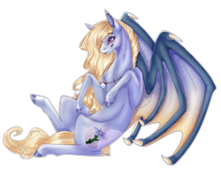 Size: 2160x1650 | Tagged: safe, artist:sofienriquez, oc, oc only, oc:altair, species:bat pony, species:pony, bat pony oc, bat wings, colored hooves, ear fluff, female, long hair, mare, realistic horse legs, simple background, solo, spread wings, transparent background, unshorn fetlocks, wing claws, wings