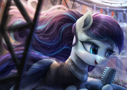 Size: 3600x2550 | Tagged: safe, artist:vanillaghosties, character:coloratura, species:earth pony, species:pony, g4, beautiful, concert, crowd, female, mare, microphone, open mouth, rara, solo