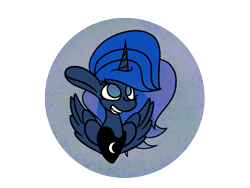 Size: 1600x1200 | Tagged: safe, artist:rafuki, character:princess luna, bust, female, flat colors, pattern, simple background, solo, transparent background