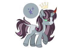 Size: 2000x1500 | Tagged: safe, artist:antiwalkercassie, oc, parent:king sombra, parent:rarity, parents:sombrarity, species:pony, species:unicorn, female, mare, offspring, solo