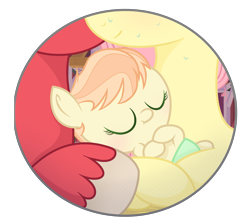 Size: 2437x2177 | Tagged: safe, artist:verona-5i, character:big mcintosh, character:fluttershy, parent:big macintosh, parent:fluttershy, parents:fluttermac, species:earth pony, species:pegasus, species:pony, ship:fluttermac, baby, baby pony, female, male, offspring, shipping, simple background, straight, transparent background, unshorn fetlocks