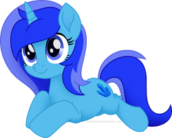 Size: 3500x2800 | Tagged: safe, artist:aeonkrow, oc, oc only, oc:spacelight, species:pony, species:unicorn, high res, lying down, movie accurate, request, simple background, solo, transparent background