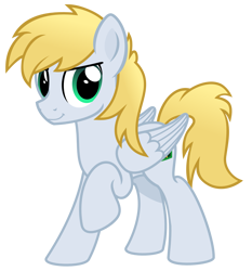 Size: 1759x1889 | Tagged: safe, artist:nxzc88, oc, oc only, oc:cutting chipset, species:pegasus, species:pony, 2019 community collab, derpibooru community collaboration, looking at you, male, raised hoof, simple background, smiling, solo, stallion, transparent background