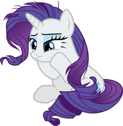Size: 3500x3593 | Tagged: safe, artist:aeonkrow, character:rarity, species:pony, species:unicorn, episode:rarity's biggest fan, female, head in hooves, high res, hooves on cheeks, messy mane, simple background, sitting, solo, transparent background, vector