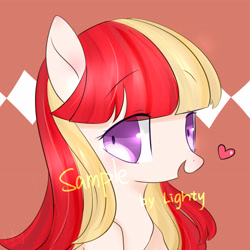 Size: 3665x3665 | Tagged: safe, artist:lity, oc, oc only, species:pony, heart, smiling, solo, watermark