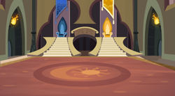 Size: 9075x5000 | Tagged: safe, artist:aeonkrow, absurd resolution, background, castle, castle of the royal pony sisters, no pony, scenery, this nearly broke me, throne, throne room, vector