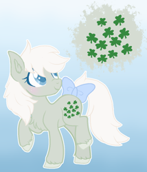 Size: 900x1050 | Tagged: safe, artist:dreamilil, character:minty (g1), species:pony, g1, bow, female, g1 to g4, generation leap, solo, tail bow