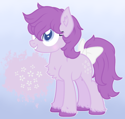 Size: 1024x976 | Tagged: safe, artist:dreamilil, character:blossom, species:earth pony, species:pony, g1, blossom, bow, female, g1 to g4, generation leap, solo, tail bow