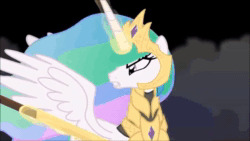 Size: 854x480 | Tagged: safe, artist:sillyfillystudios, edit, character:king sombra, character:princess celestia, species:pony, animated, dubs, fall of the crystal empire, merasmus, soldier, sound, team fortress 2, video, webm
