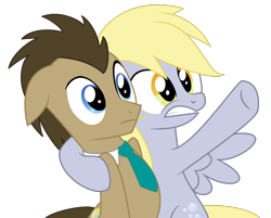 Size: 1304x1048 | Tagged: safe, artist:x-blackpearl-x, character:derpy hooves, character:doctor whooves, character:time turner, species:pony, meme, x x everywhere